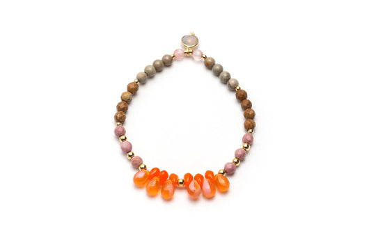 SCHMÜCKSTÜCK Armband Drops Orange