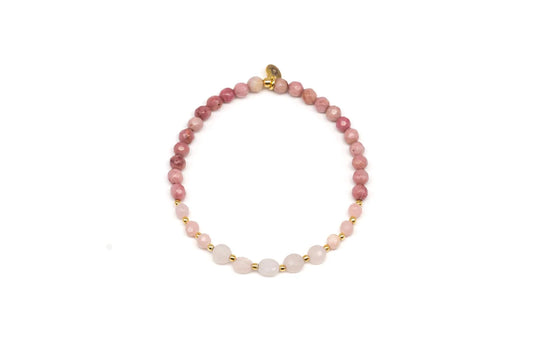 SCHMÜCKSTÜCK Mala Single Armband Red Rose