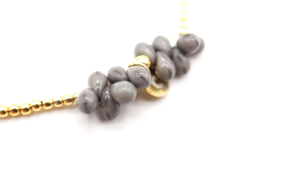 SCHMÜCKSTÜCK Fine Jewelry Armband Drops Grey