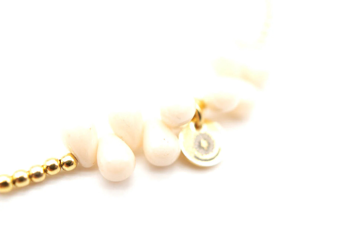 SCHMÜCKSTÜCK Armband Drops White Rose