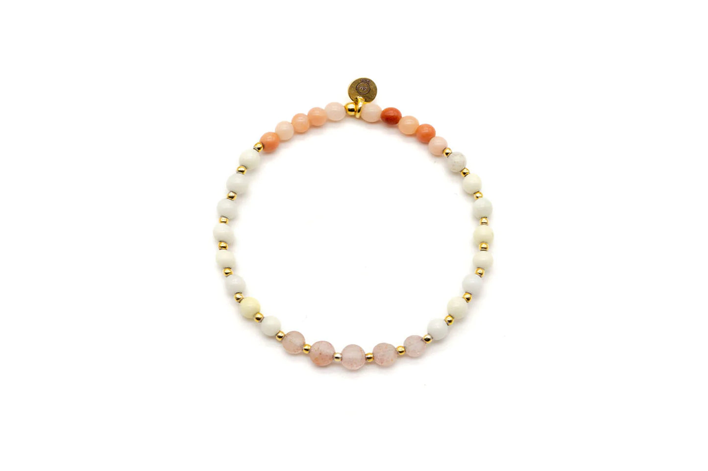 SCHMÜCKSTÜCK Mala Single Armband Strawberry Cream