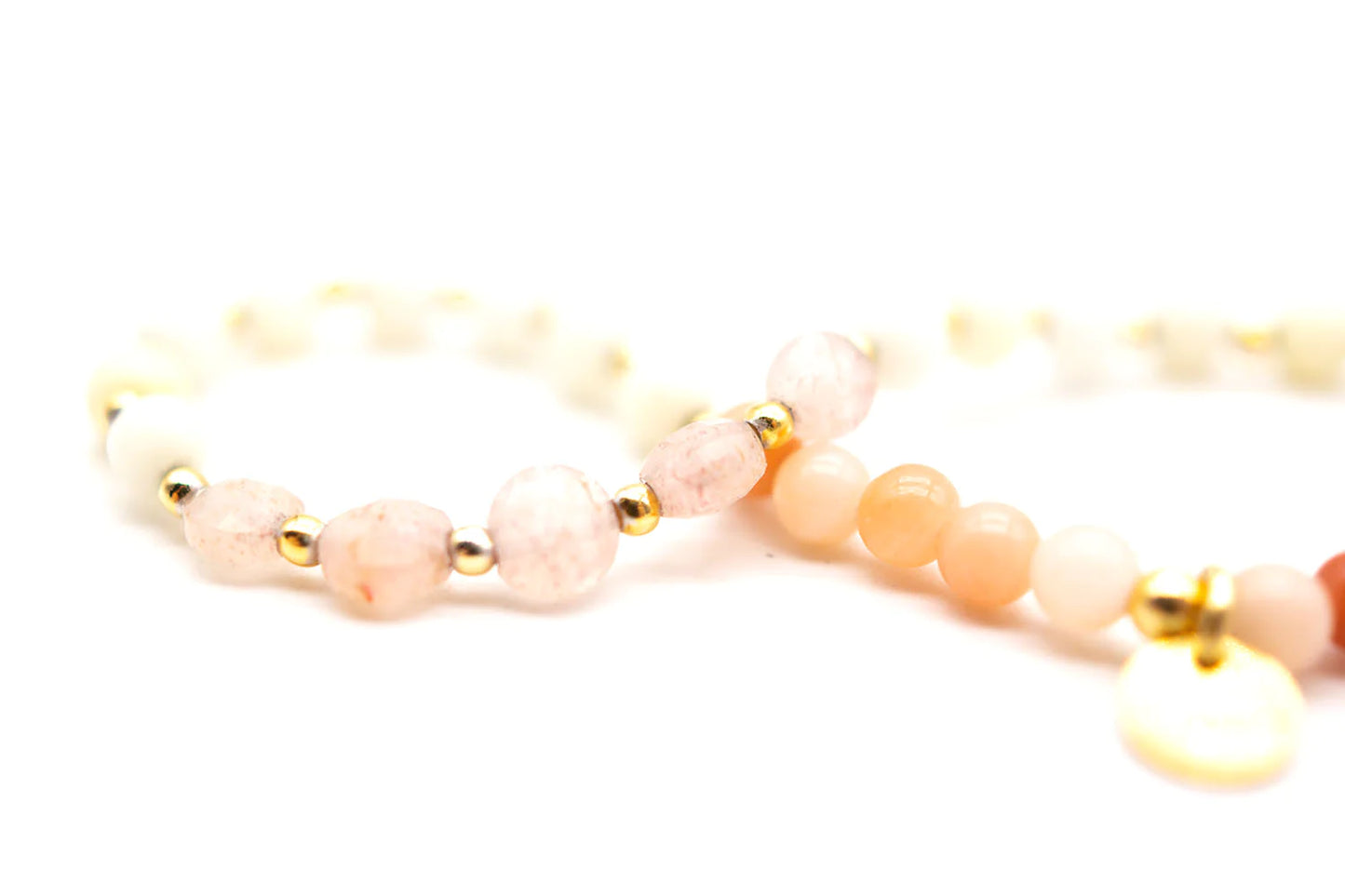 SCHMÜCKSTÜCK Mala Single Armband Strawberry Cream