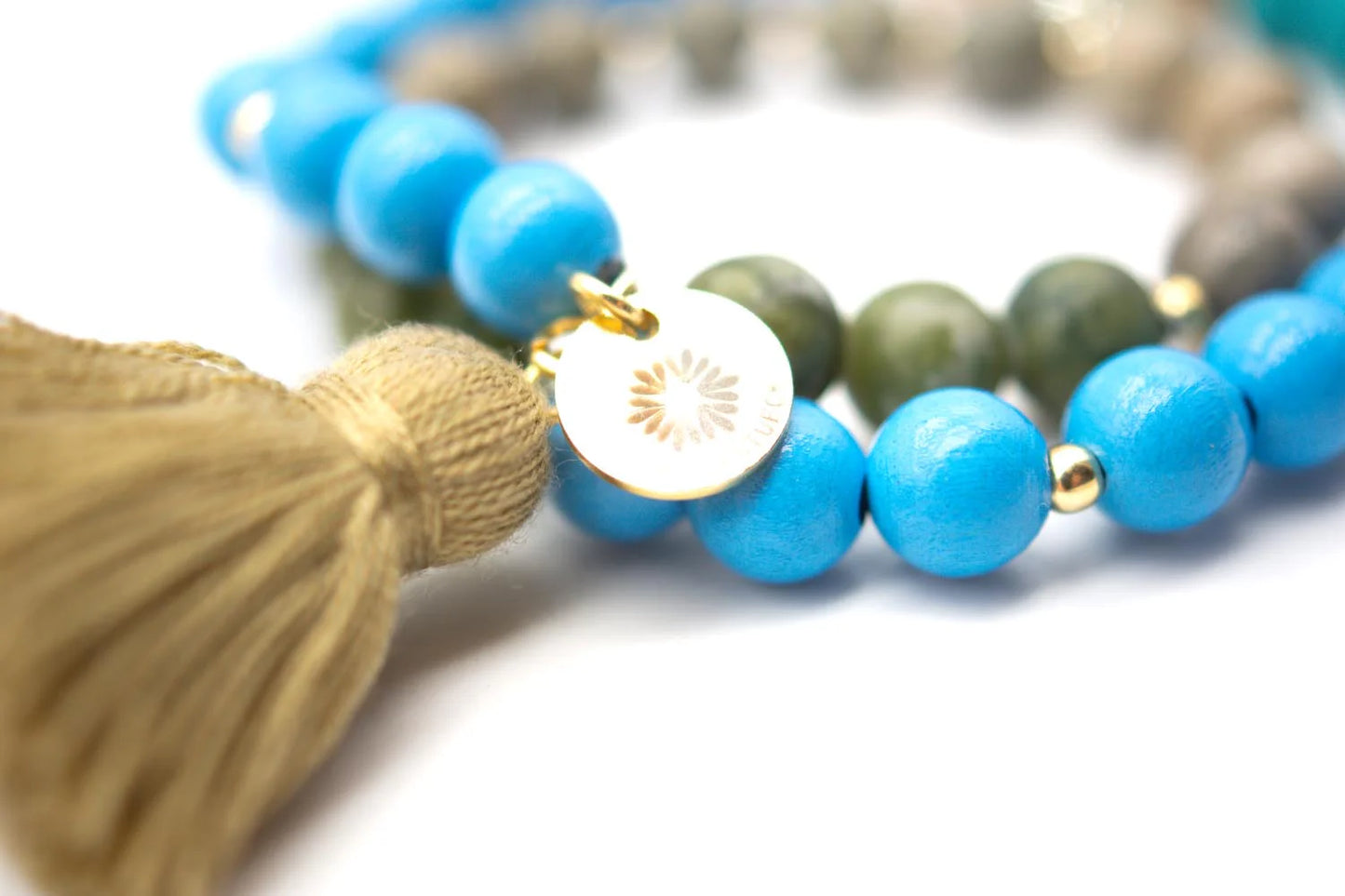 SCHMÜCKSTÜCK Mala Twin Armband Peacock