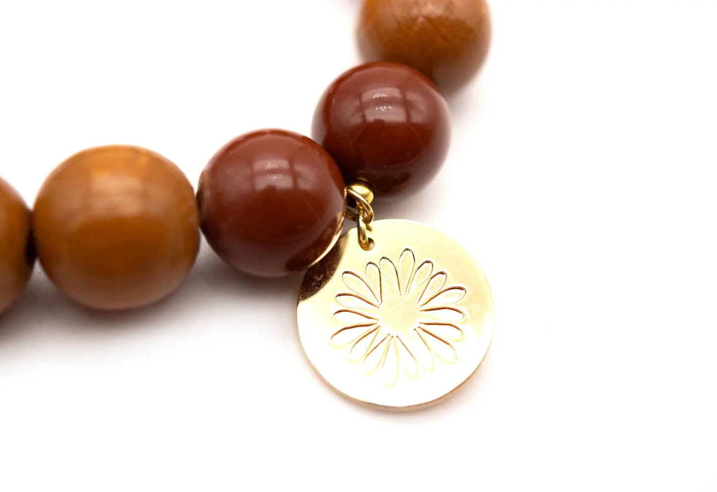 SCHMÜCKSTÜCK Mala Single Armband Caramel