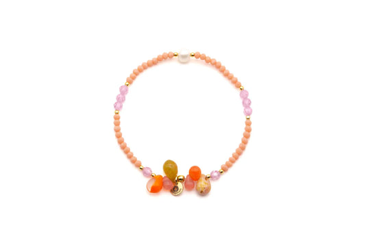 SCHMÜCKSTÜCK Armband 6 Drops Rose