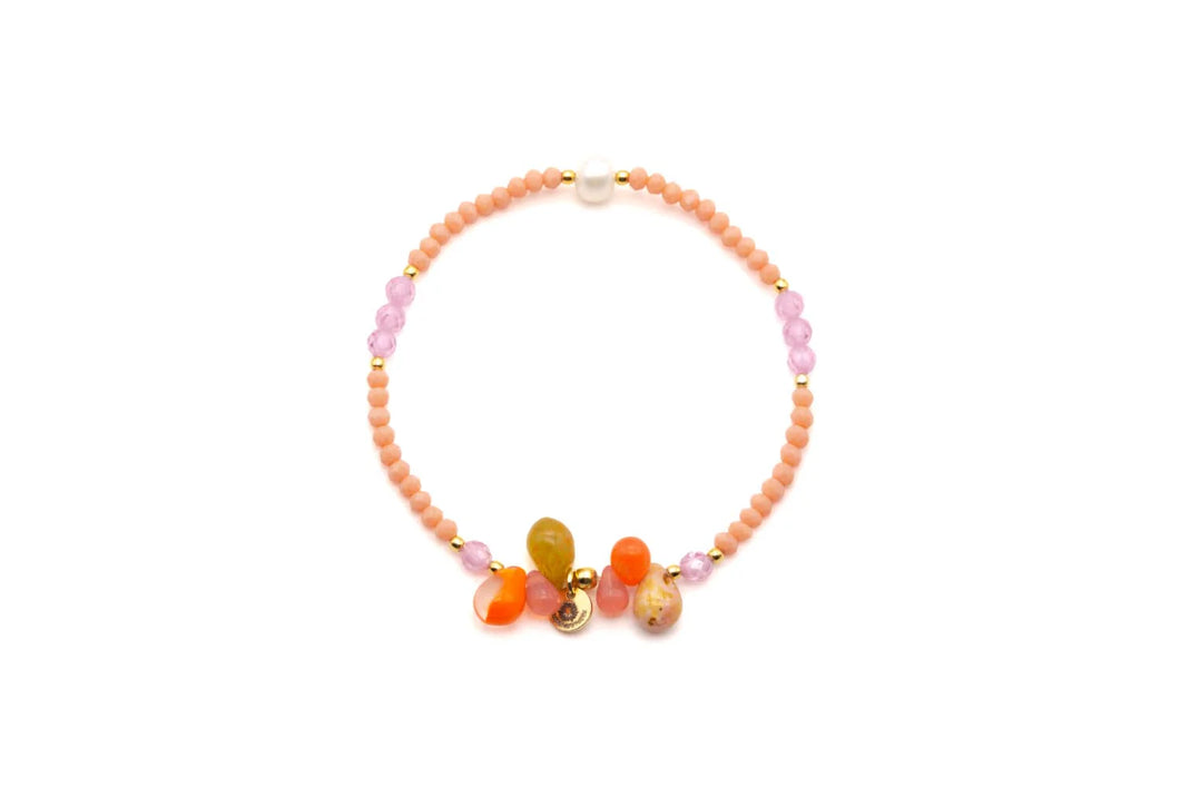 SCHMÜCKSTÜCK Armband 6 Drops Rose