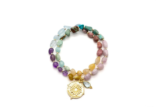 SCHMÜCKSTÜCK Armband Mala Twin Naked Balance