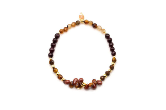 SCHMÜCKSTÜCK Armband Drops Brown