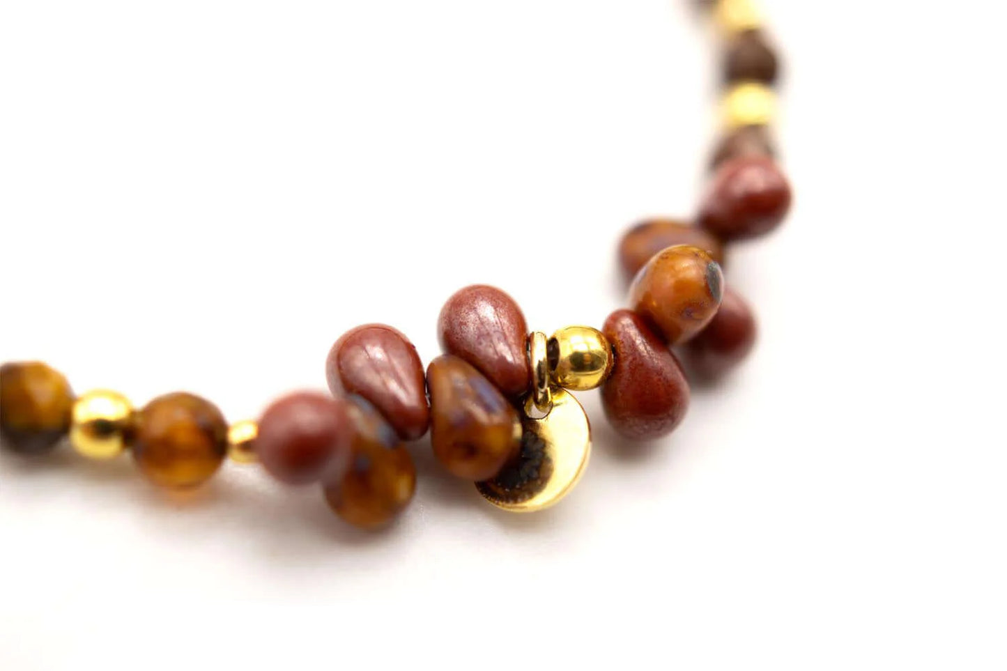 SCHMÜCKSTÜCK Armband Drops Brown