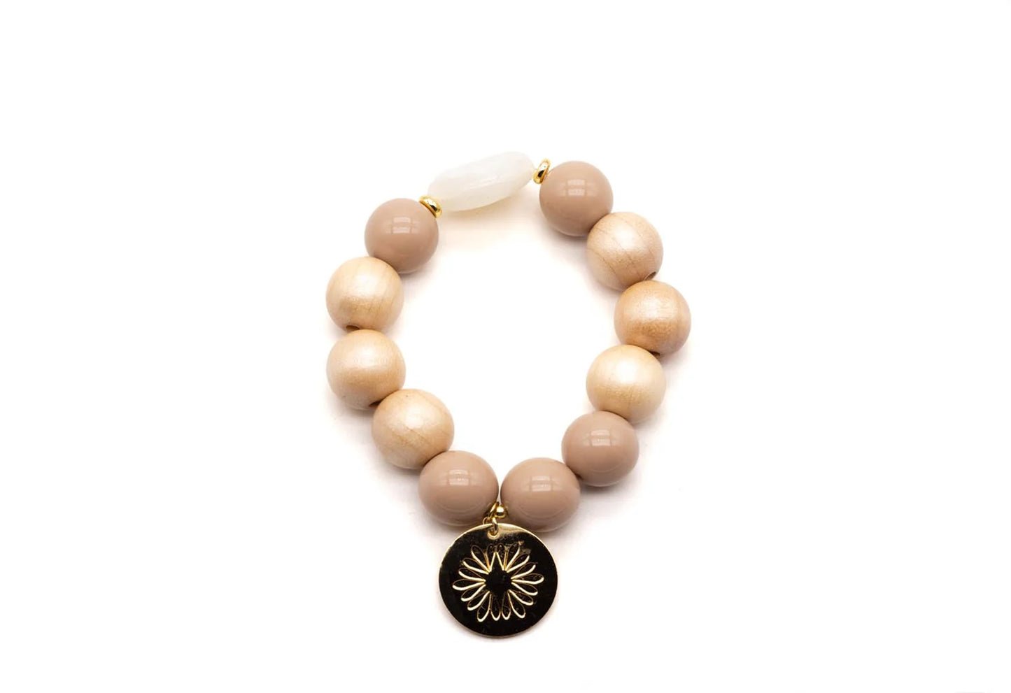 SCHMÜCKSTÜCK Mala Single Armband Sweet Caramel