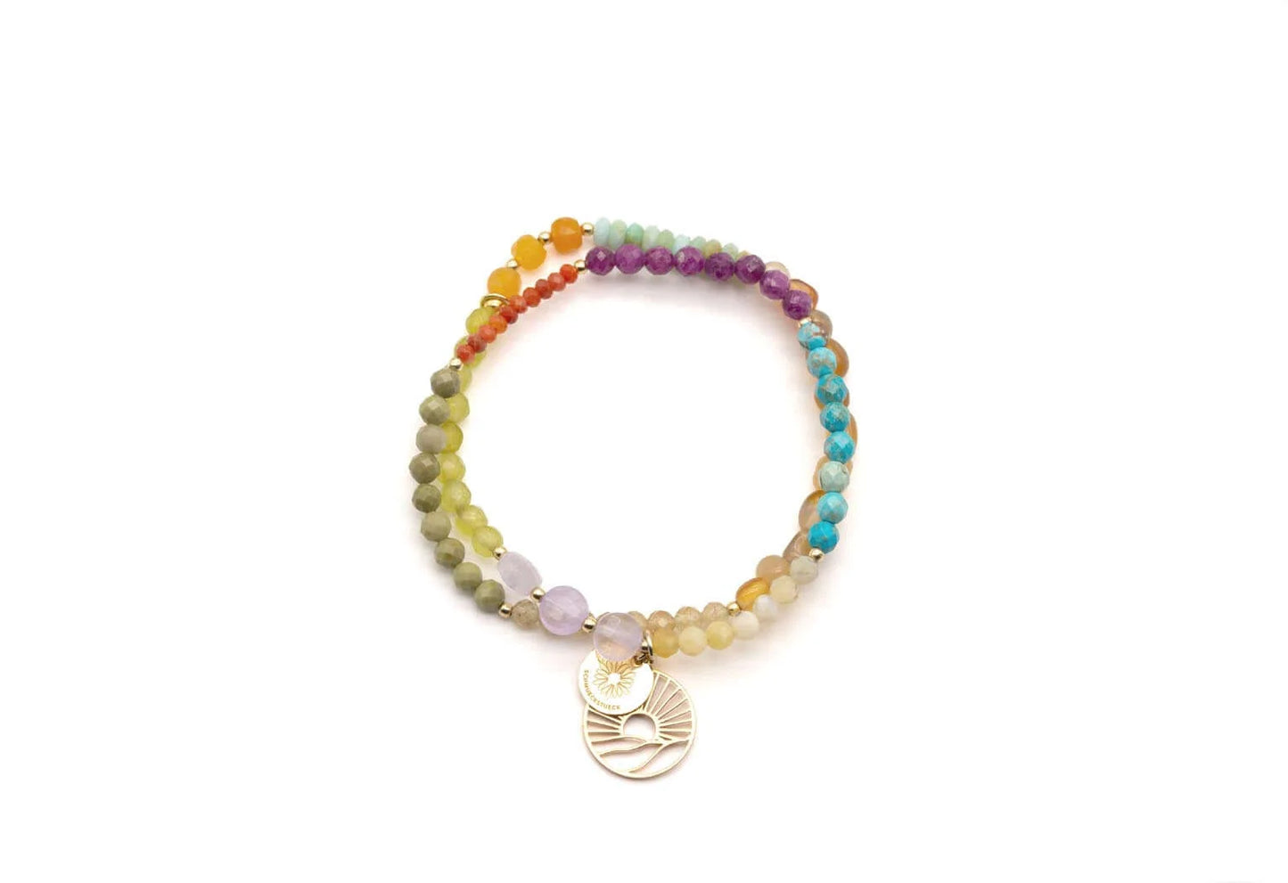 SCHMÜCKSTÜCK Armband Mala Twin Colour Pash