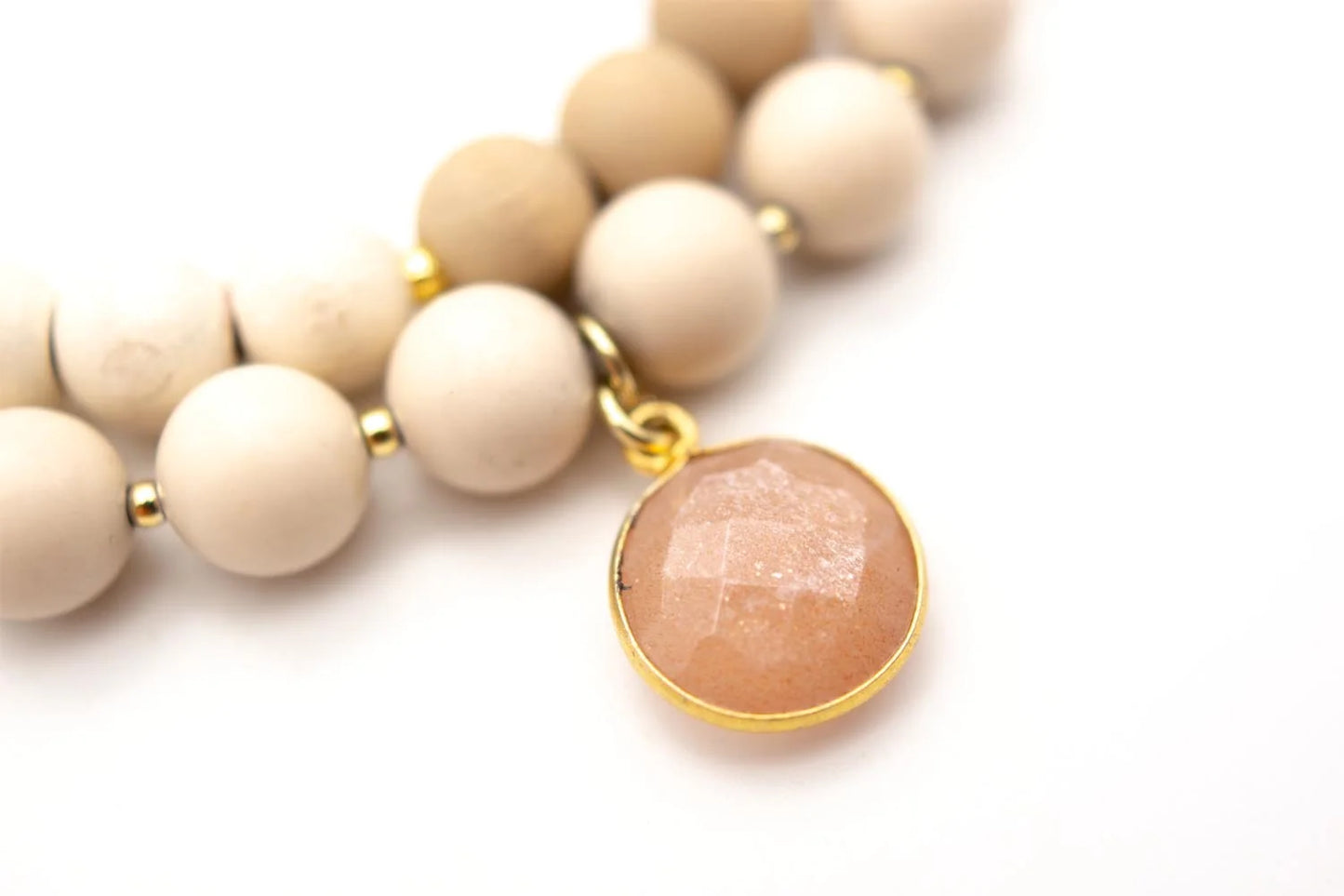 SCHMÜCKSTÜCK Armband Mala Twin Macchiato