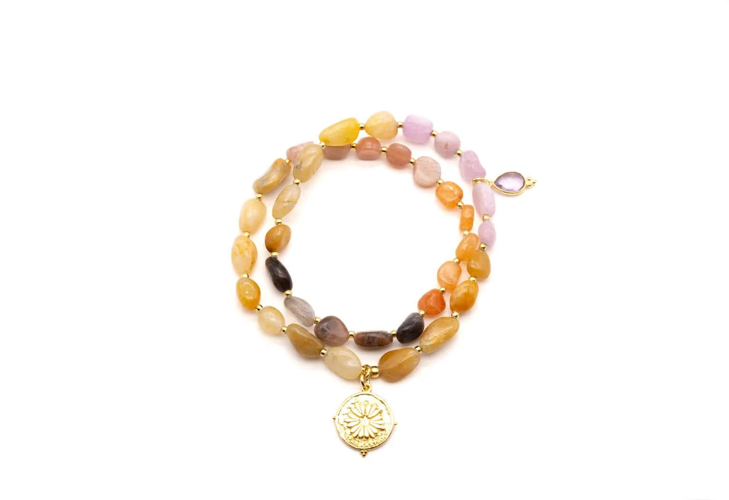 SCHMÜCKSTÜCK Armband Mala Twin Naked Harmony