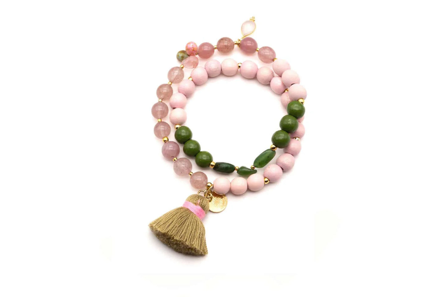 SCHMÜCKSTÜCK Mala Twin Armband Wilde Rose