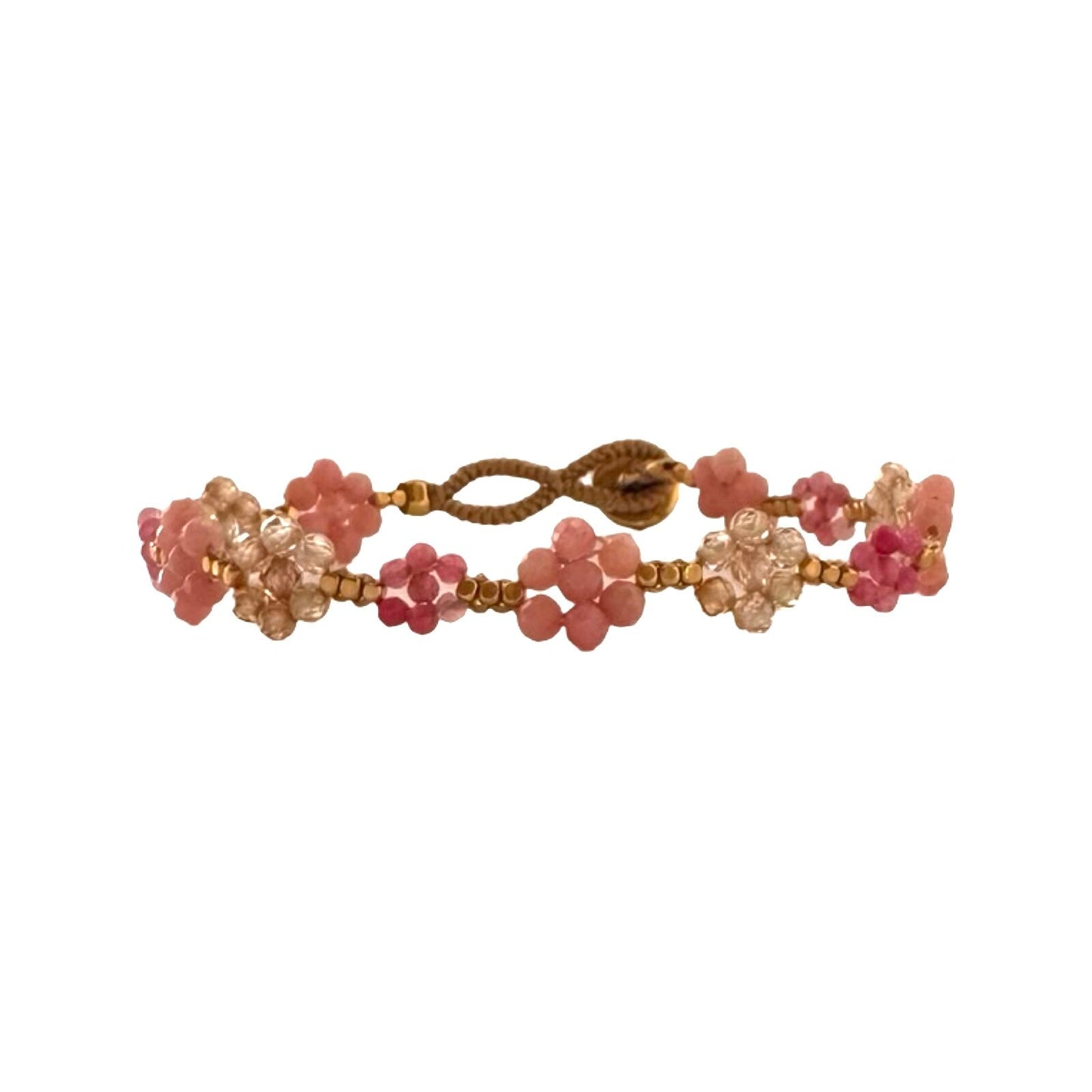 IBU JEWELS Armband Lulu Wannie Mix Pink AC MIX03