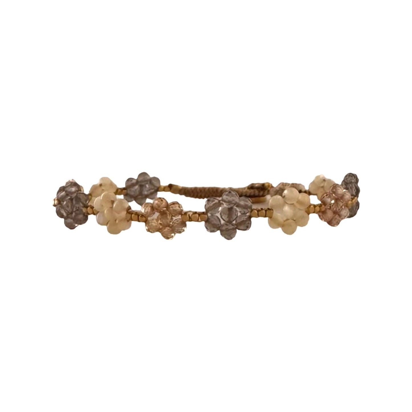 IBU JEWELS Armband Lulu Wannie Smokey AC Mix 01