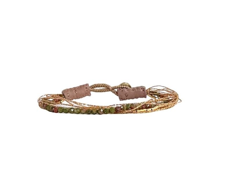 IBU Jewels Armband Lulu Ash Unakite AC12