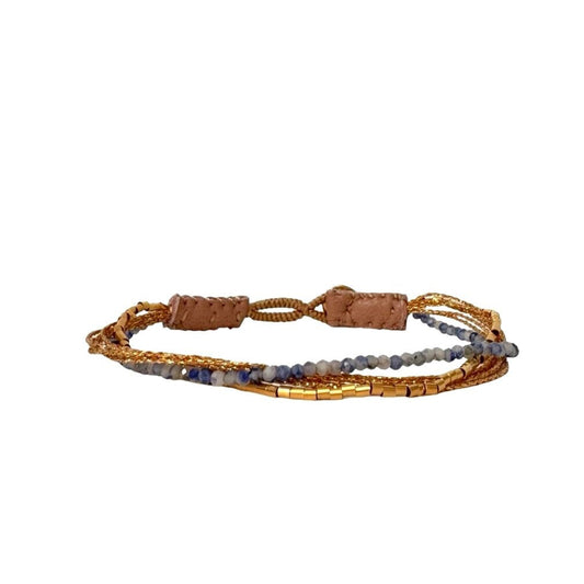 IBU Jewels Armband Lulu Ash Blue Sodalite AC17