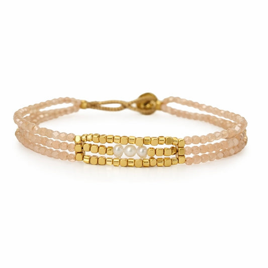IBU JEWELS Armband Lulu Lily Sunstone AD02