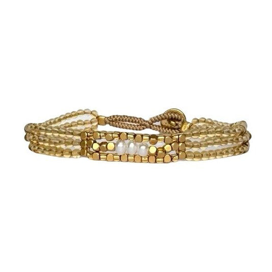 IBU JEWELS Armband Lulu Lily Citrine AD38
