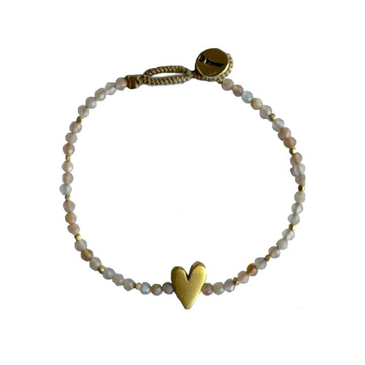 IBU JEWELS Armband Lulu Rosie Sunstone AE02