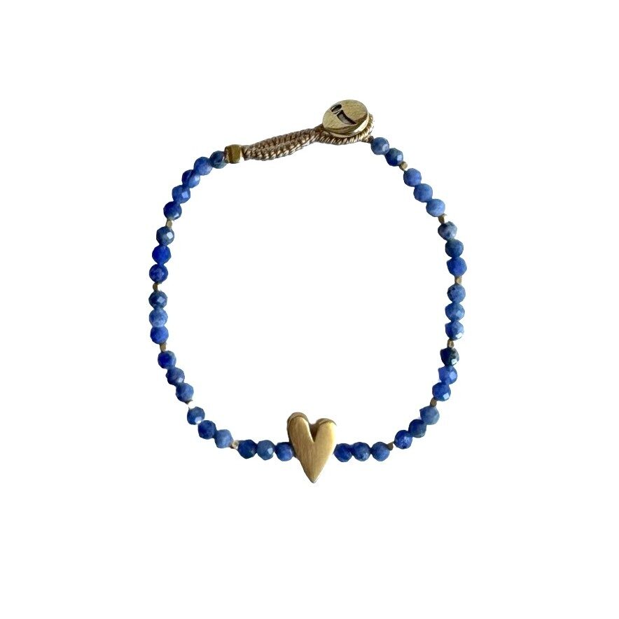 IBU JEWELS Armband Lulu Rosie Blue Sodalit AE17