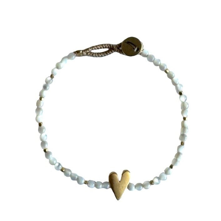IBU JEWELS Armband Lulu Rosie Mother of Pearl AE29