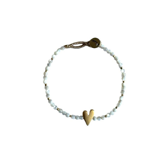 IBU JEWELS Armband Lulu Rosie Mother of Pearl AE29