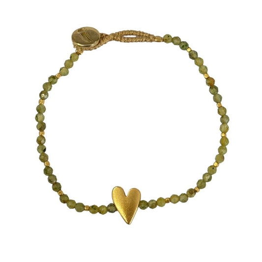 IBU JEWELS Armband Lulu Rosie Peridot AE39
