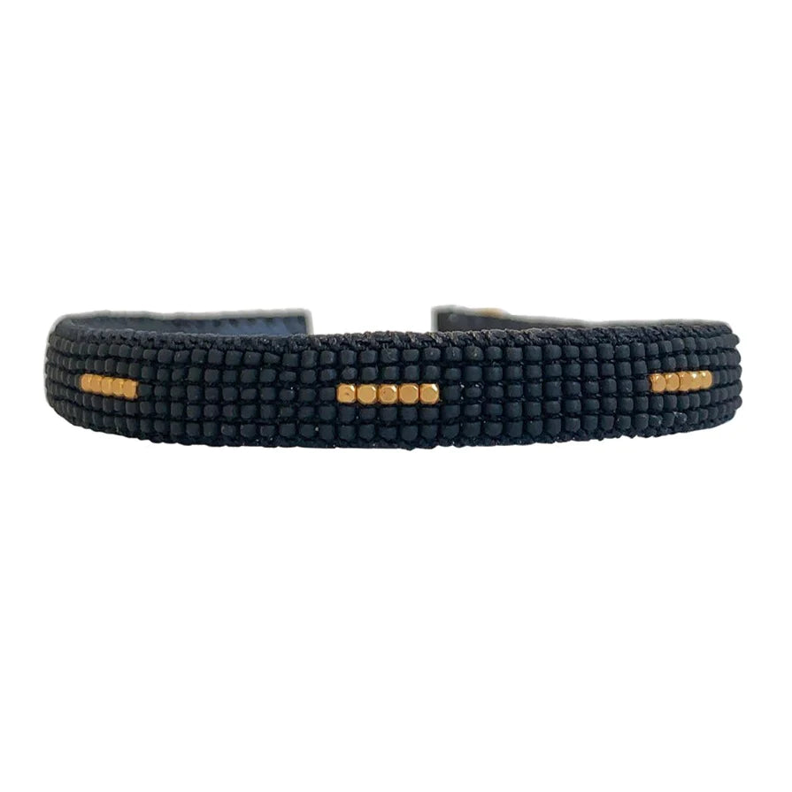 IBU Jewels Armband Winter Stripe Black AF11