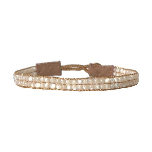 IBU JEWELS Armband Cap Lise Mother of Pearl AL29
