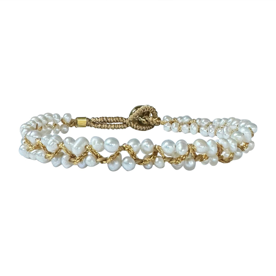IBU Jewels Armband Jill Jake Pearl AN05