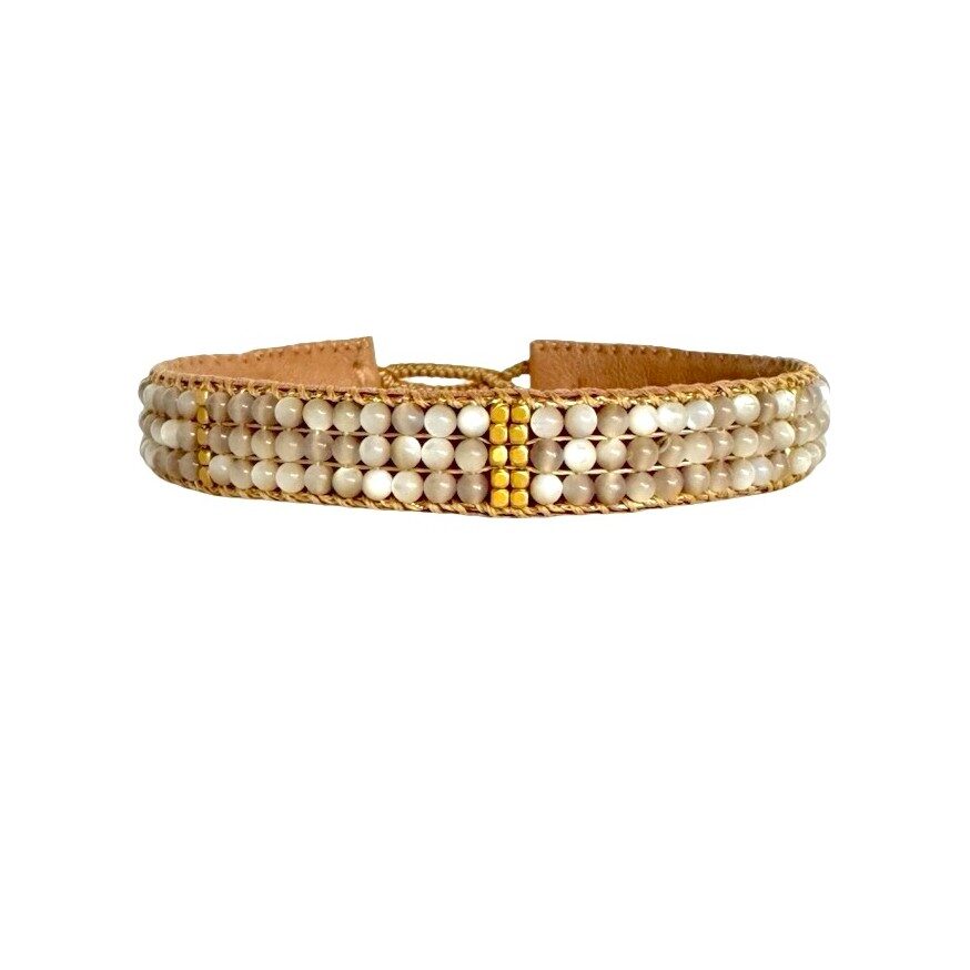 IBU JEWELS Armband Nina Mother of Pearls AP29