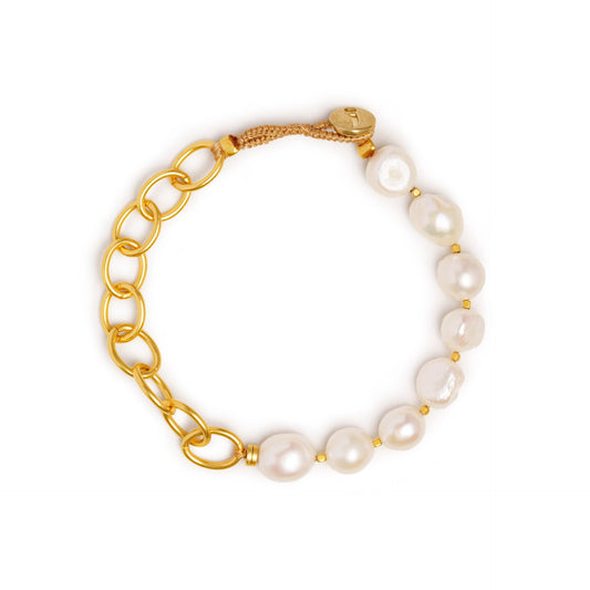IBU Jewels Armband Pearl Circle AS03