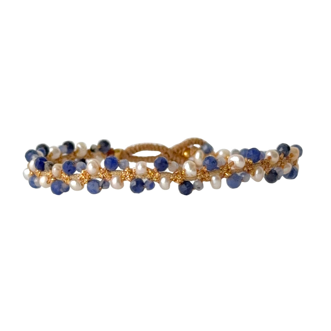 IBU Jewels Armband Lulu Blue Sodalite AT17