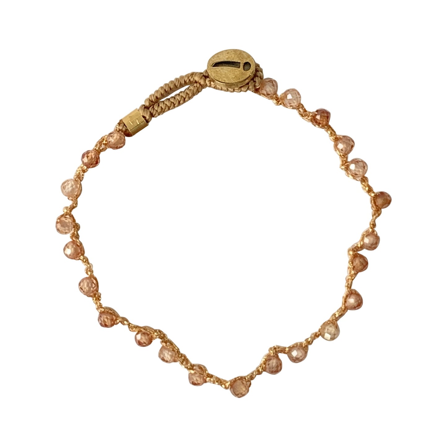 IBU JEWELS Armband Lulu Fine Champagnerquartz AU24