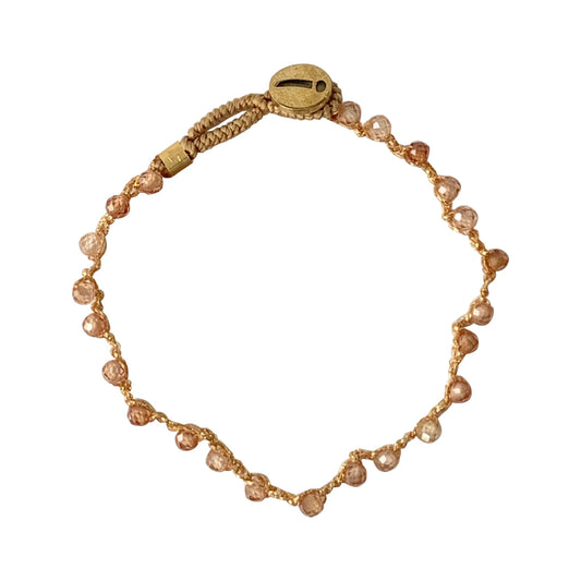 IBU JEWELS Armband Lulu Fine Champagnerquartz AU24