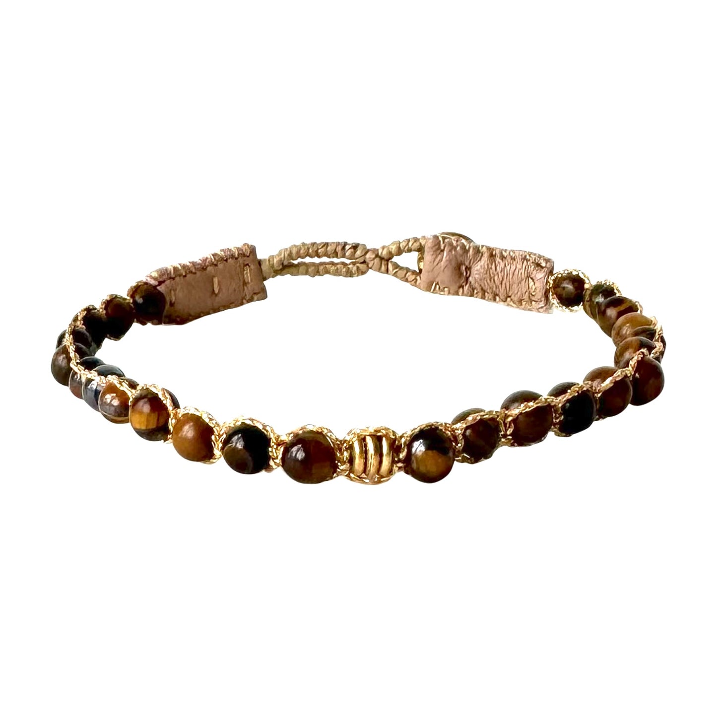 IBU JEWELS Armband Henry Tigerauge AV07