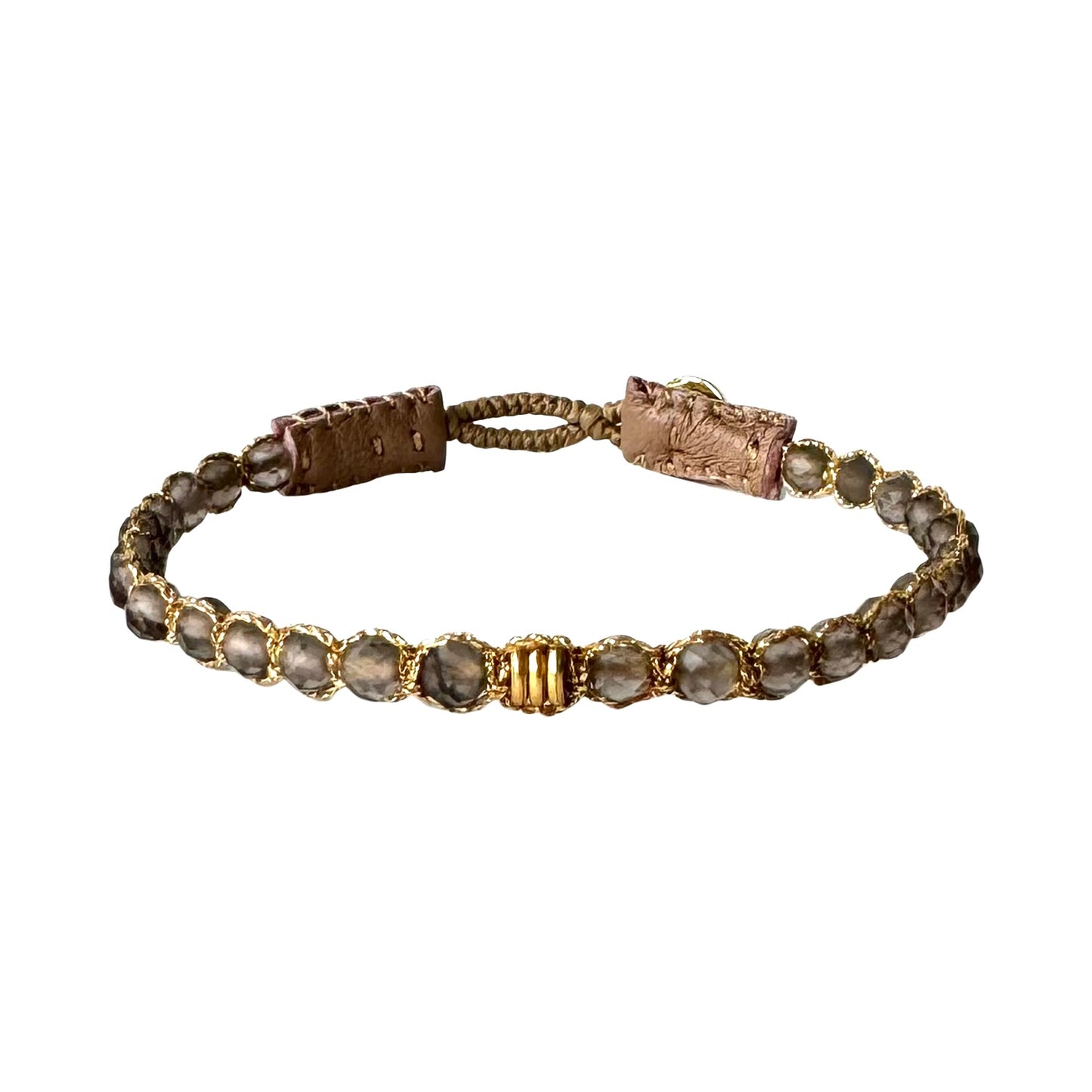 IBU JEWELS Armband Henry Smoky Quartz AV15