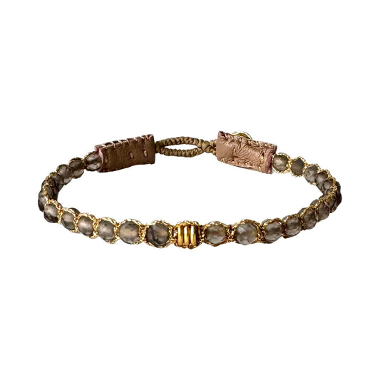 IBU JEWELS Armband Henry Smoky Quartz AV15