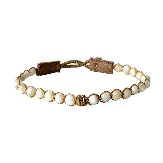IBU JEWELS Armband Henry Mother of Pearl AV29