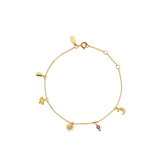 MAANESTEN Armband Addison Gelbgold