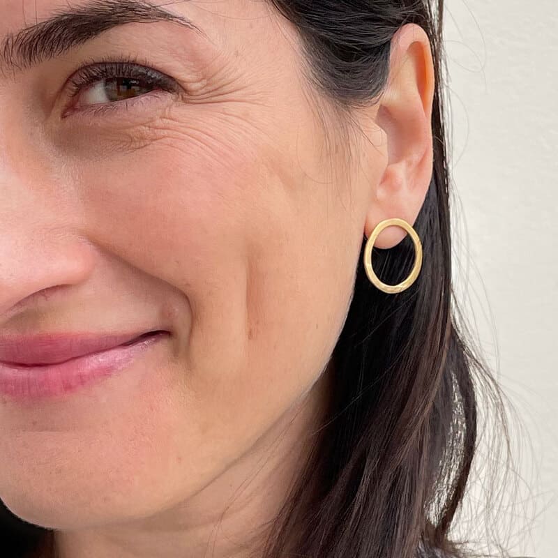 SUSICALA Ohrstecker Aretes Gold Plated