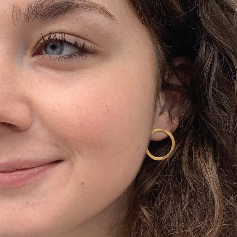 SUSICALA Ohrstecker Aretes Gold Plated