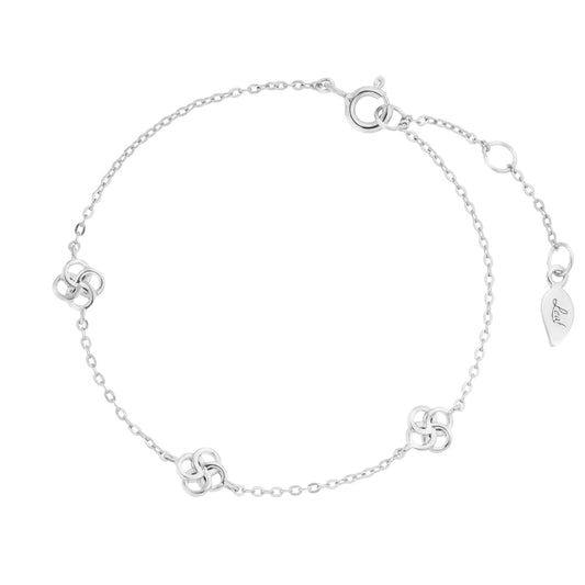 LEAF Armkette Clover Charm Sterlingsilber