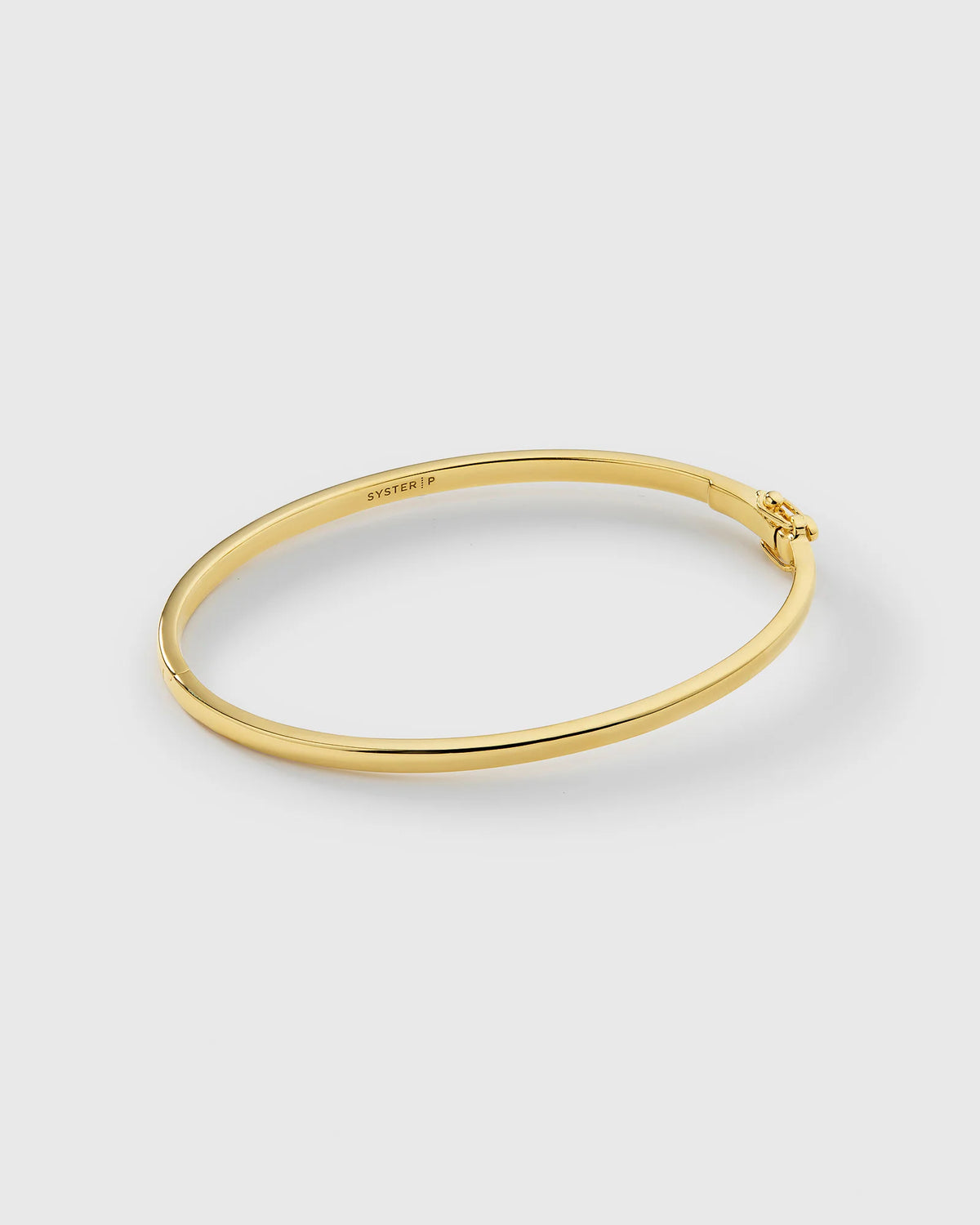 SYSTER P Cavelle Plain Bangle - Armreif Gold Plated