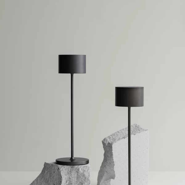 BLOMUS Mobile LED-Leuchte Farol Burned Metal