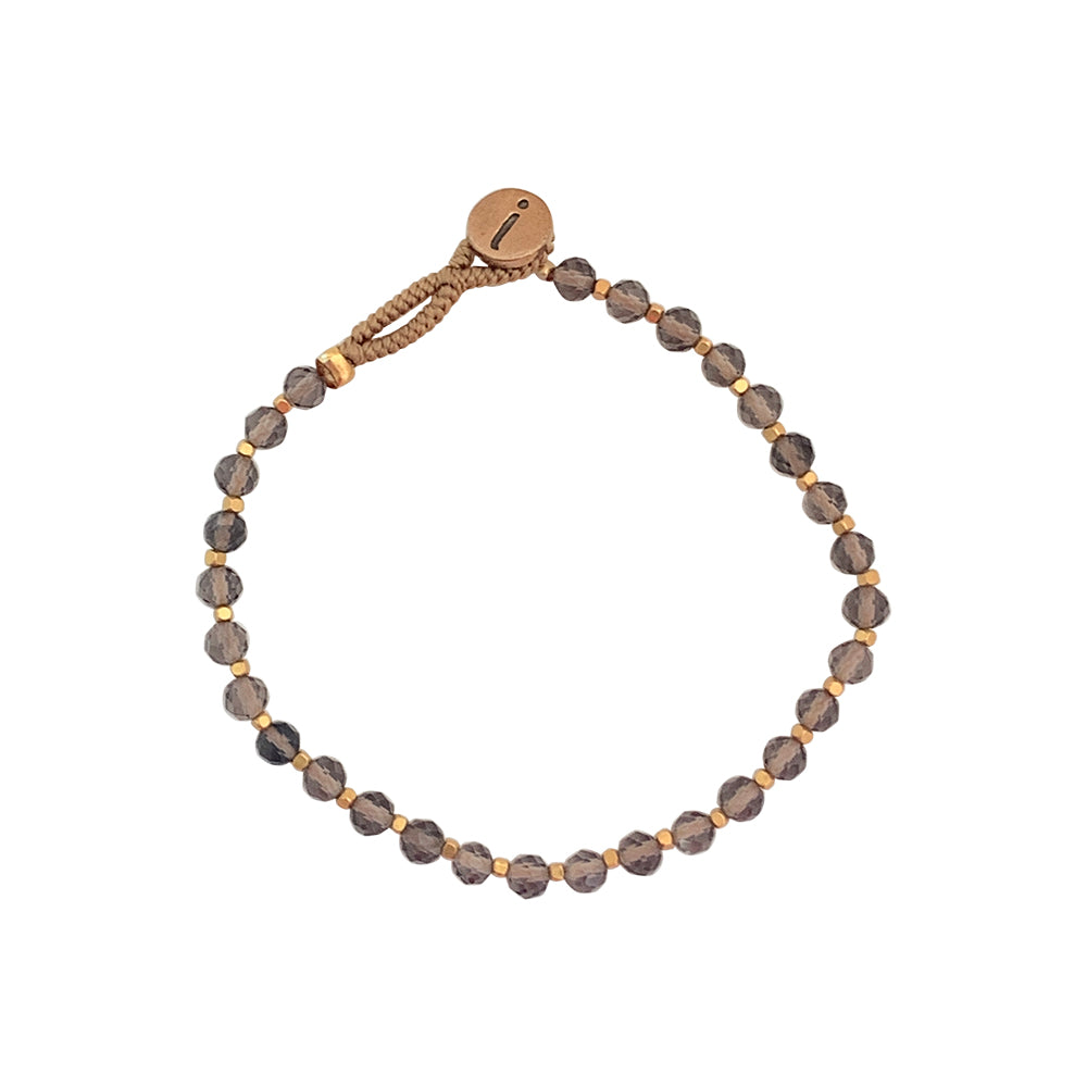 IBU Jewels Armband Bo Round Smoky Quartz BO15