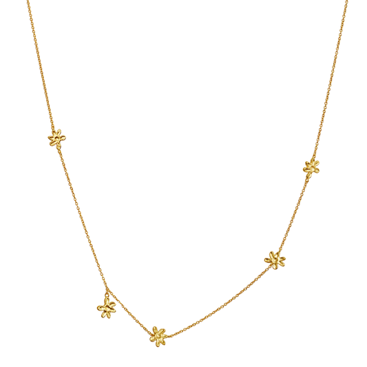 MAANESTEN Halskette Betty Gelbgold