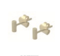 SUSICALA Ohrstecker London Gold Plated